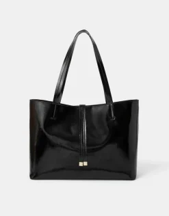 Accessorize Patent Tote Bag