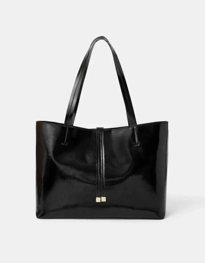 Accessorize Patent Tote Bag
