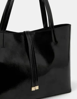 Accessorize Patent Tote Bag