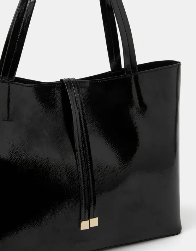 Accessorize Patent Tote Bag