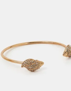 Accessorize Pav&eacute; Shell Bangle Bracelet