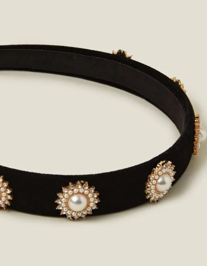 Accessorize Pearl and Gem Headband