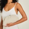 Accessorize Pearl Embellished Cloud Clutch Bag