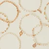 Accessorize Pearl Stretch Bracelet Multipack