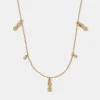 Accessorize Pineapple Charm Station Necklace