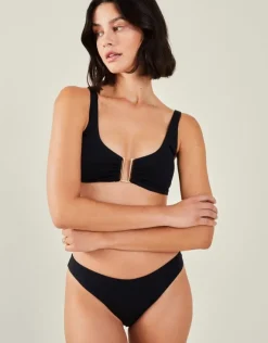 Accessorize Plain Bikini Bottoms Black