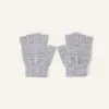 Accessorize Plain Fingerless Gloves Grey