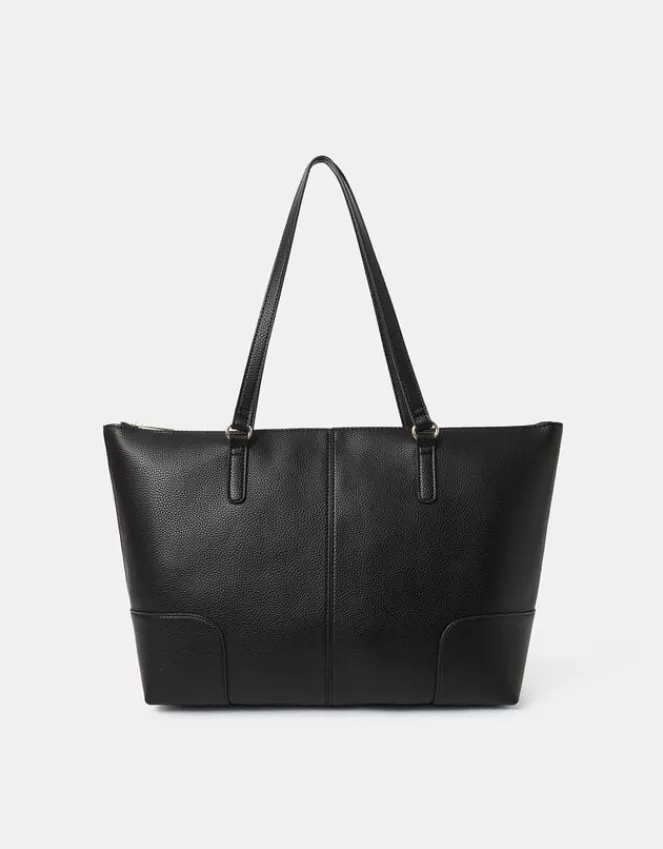Accessorize Plain Tote Bag Black