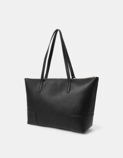 Accessorize Plain Tote Bag Black