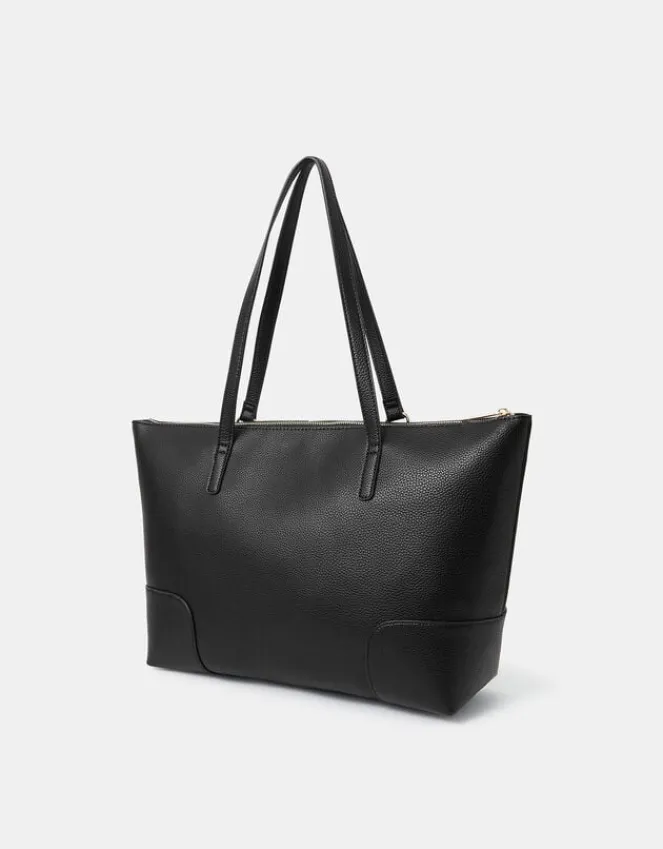 Accessorize Plain Tote Bag Black