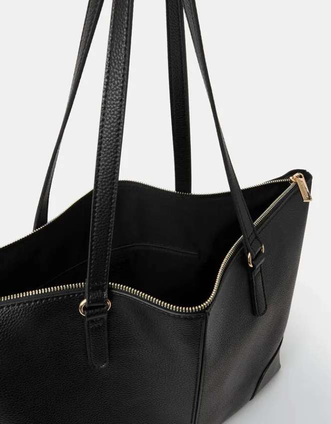 Accessorize Plain Tote Bag Black