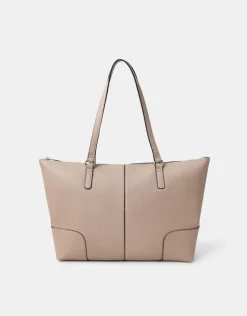 Accessorize Plain Tote Bag Brown