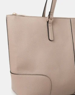 Accessorize Plain Tote Bag Brown
