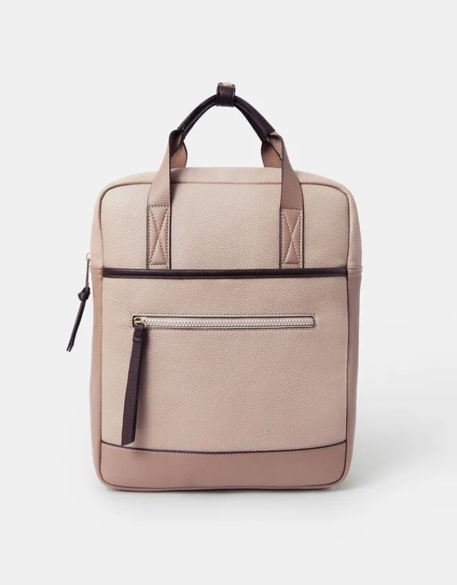 Accessorize Pocket Top Handle Backpack