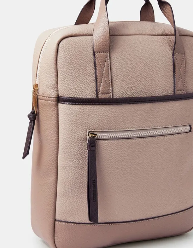 Accessorize Pocket Top Handle Backpack