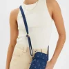 Accessorize Polka Dot Denim Phone Bag