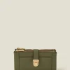 Accessorize Push Lock Wallet Green