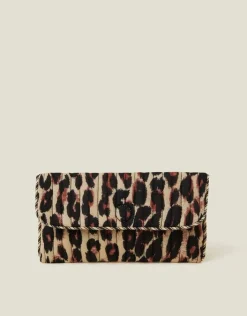 Accessorize Quilted Leopard Print Soft Sunglasses Case
