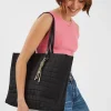 Accessorize Quilted Nylon Tote Bag