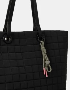 Accessorize Quilted Nylon Tote Bag