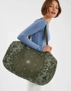 Accessorize Quilted Paisley Weekend Bag