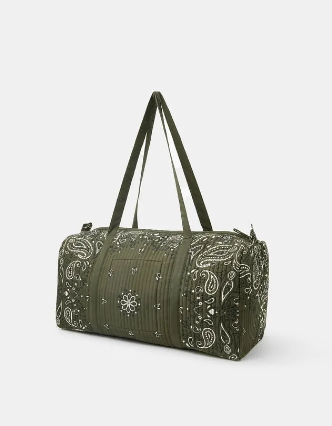 Accessorize Quilted Paisley Weekend Bag