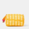 Accessorize Quilted Pineapple Medium Make Up Bag