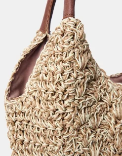 Accessorize Raffia Scoop Shoulder Bag