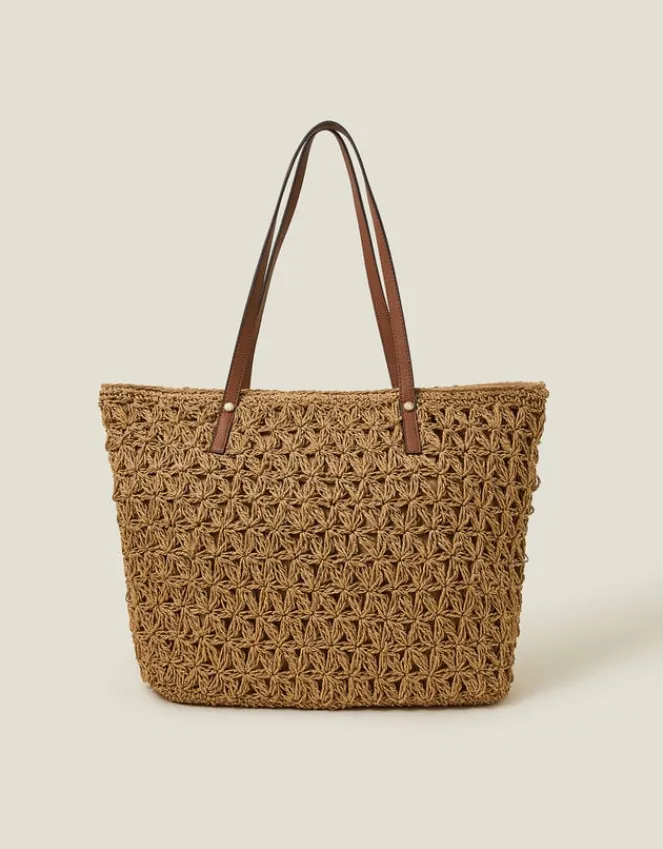 Accessorize Raffia Tote Bag
