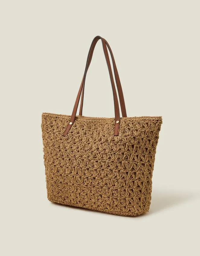 Accessorize Raffia Tote Bag