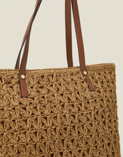 Accessorize Raffia Tote Bag