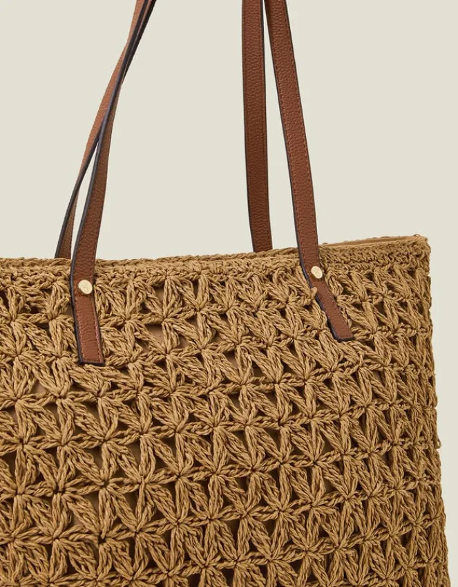 Accessorize Raffia Tote Bag