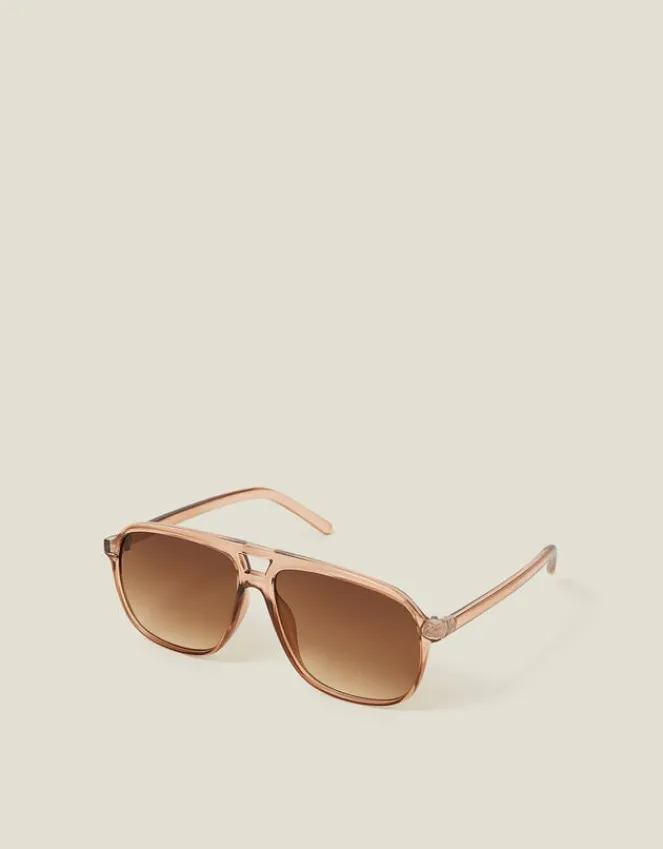 Accessorize Resin Aviator Sunglasses