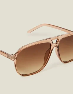 Accessorize Resin Aviator Sunglasses