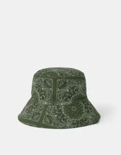 Accessorize Reversible Bandana Print Bucket Hat