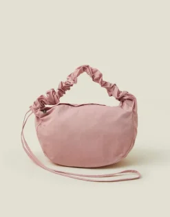 Accessorize Ruched Strap Sling Bag Pink