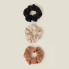 Accessorize Satin Scrunchie Set of Three