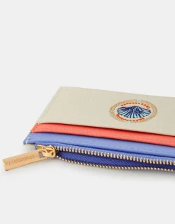 Accessorize Seashell Embroidered Card Holder