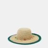 Accessorize Shell Beaded Floppy Hat