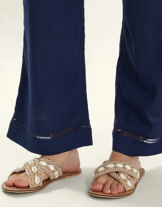 Accessorize Shell Cross-Strap Sandals Gold