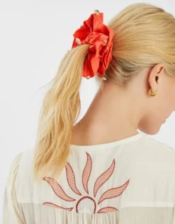 Accessorize Shell Embellished Hair Scrunchie