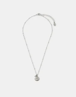 Accessorize Shell Pendant Necklace