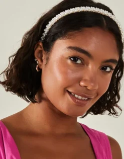 Accessorize Slim Pearl Headband