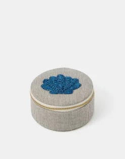 Accessorize Small Bead Shell Jewellery Box
