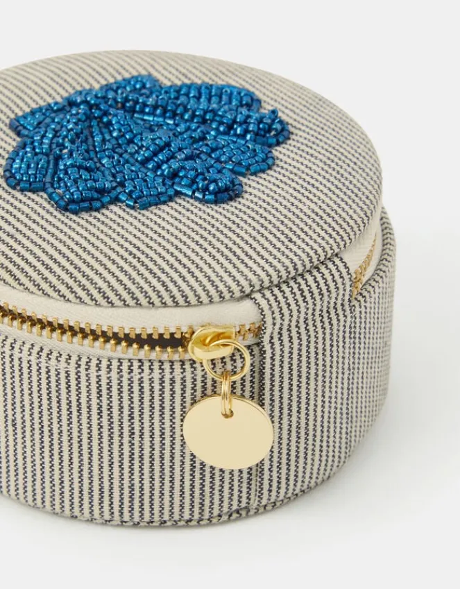 Accessorize Small Bead Shell Jewellery Box