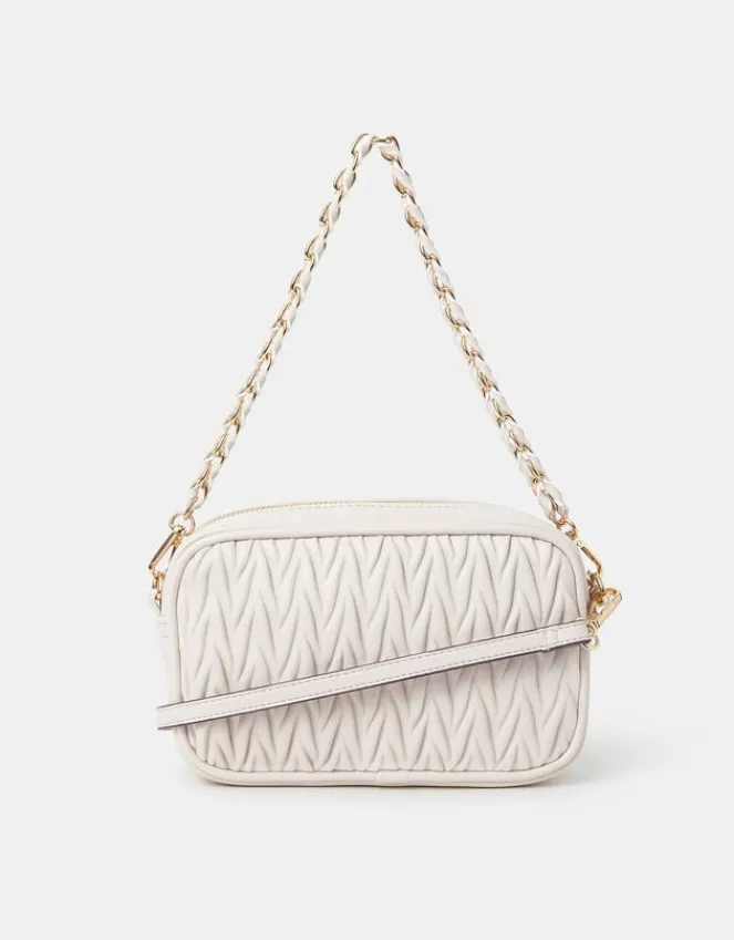 Accessorize Small Ruched Crossbody Bag