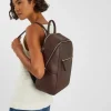 Accessorize Smart Zip Around Backpack Brown