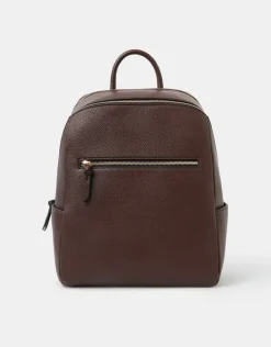 Accessorize Smart Zip Around Backpack Brown