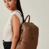 Accessorize Smart Zip Around Backpack Tan