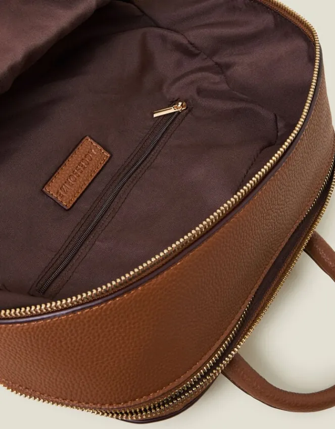 Accessorize Smart Zip Around Backpack Tan